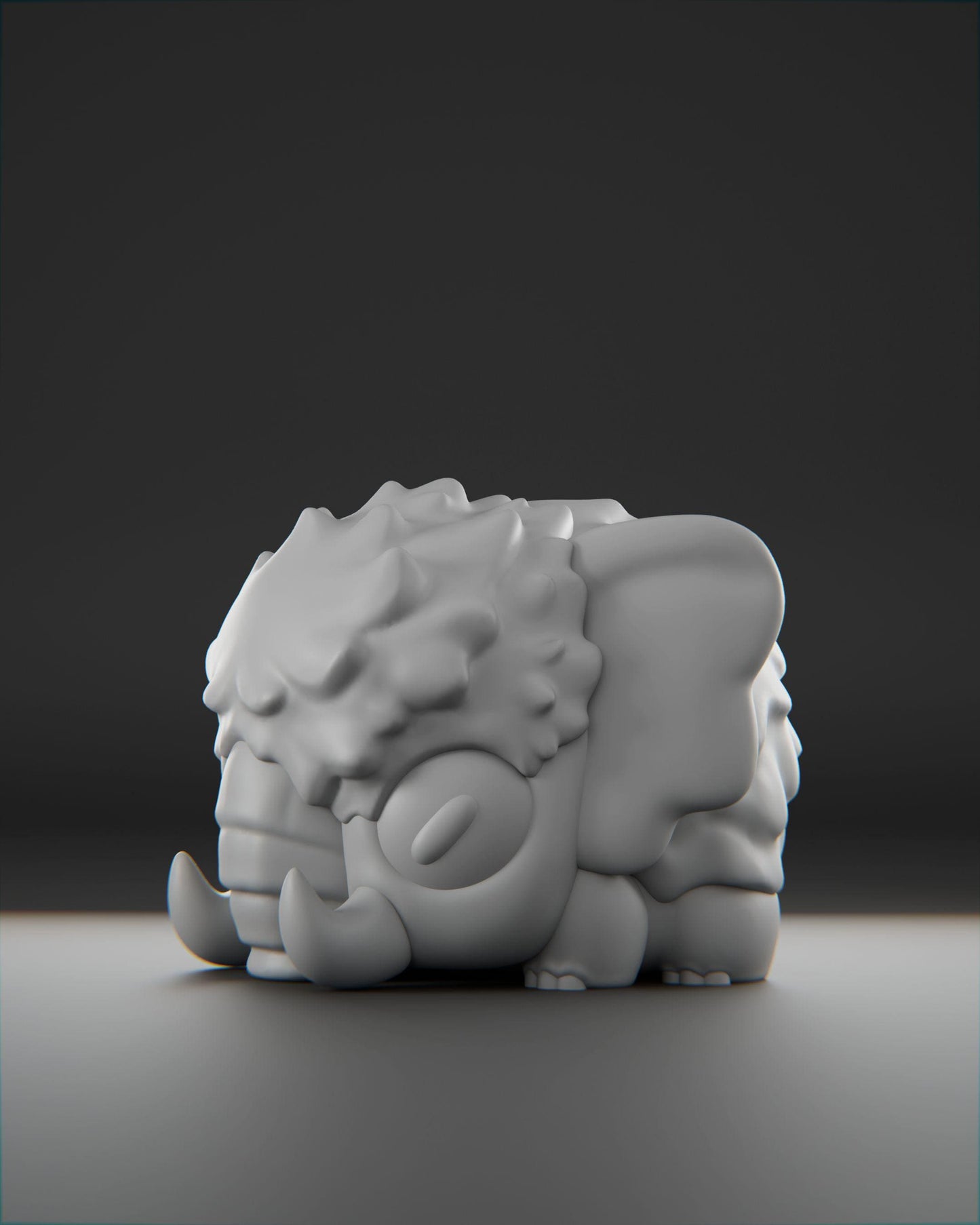 Snowmoth - UNPAINTED 3D Resin Figure - Grumpii Art Toy