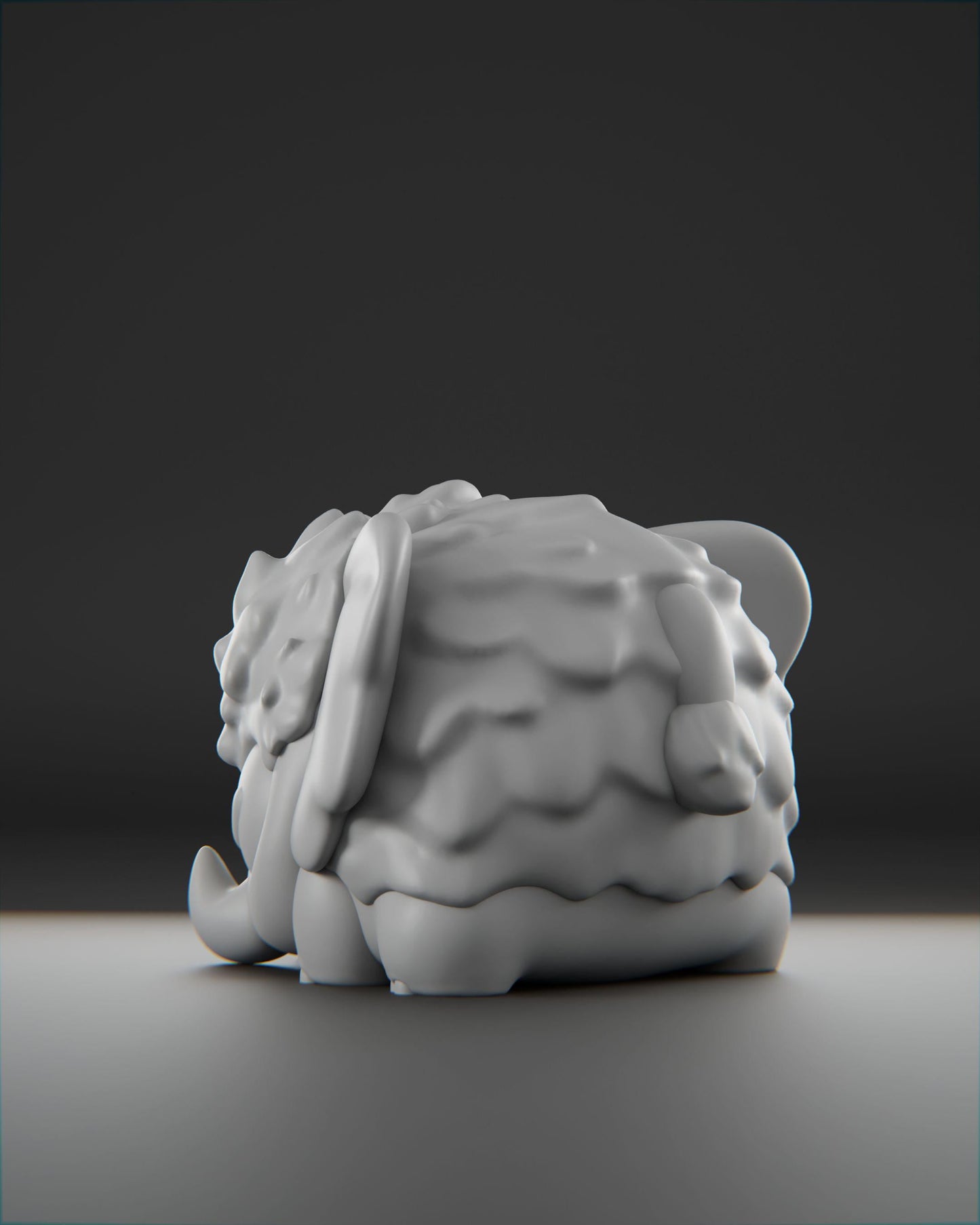 Snowmoth - UNPAINTED 3D Resin Figure - Grumpii Art Toy