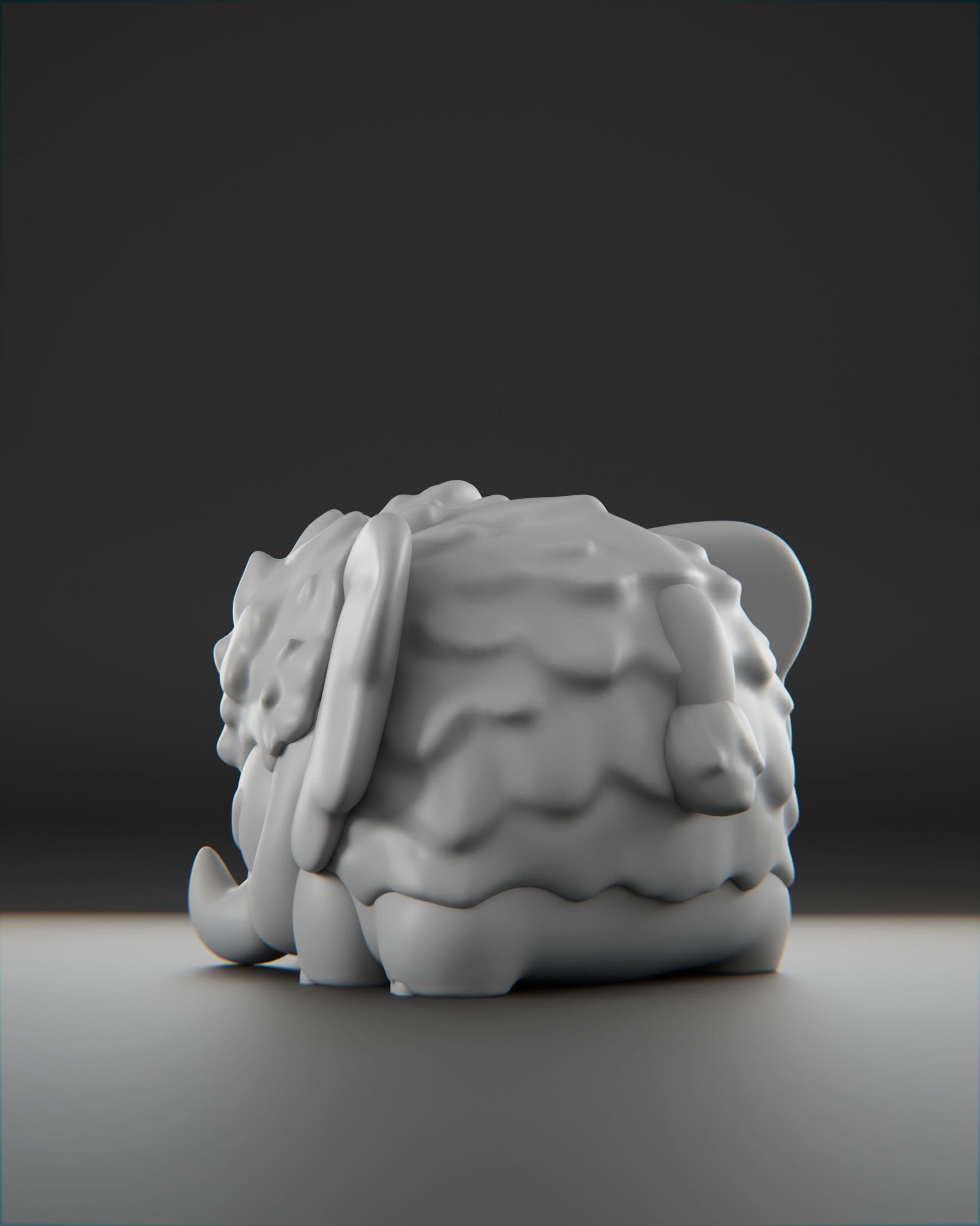 Snowmoth - UNPAINTED 3D Resin Figure - Grumpii Art Toy