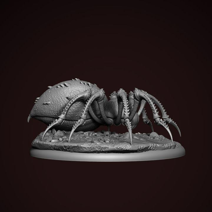 Giant spider - 3D Resin Print - Clynche Art