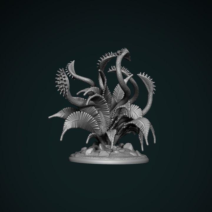 Carnivorous plant 1 - 3D Resin Print - Clynche Art
