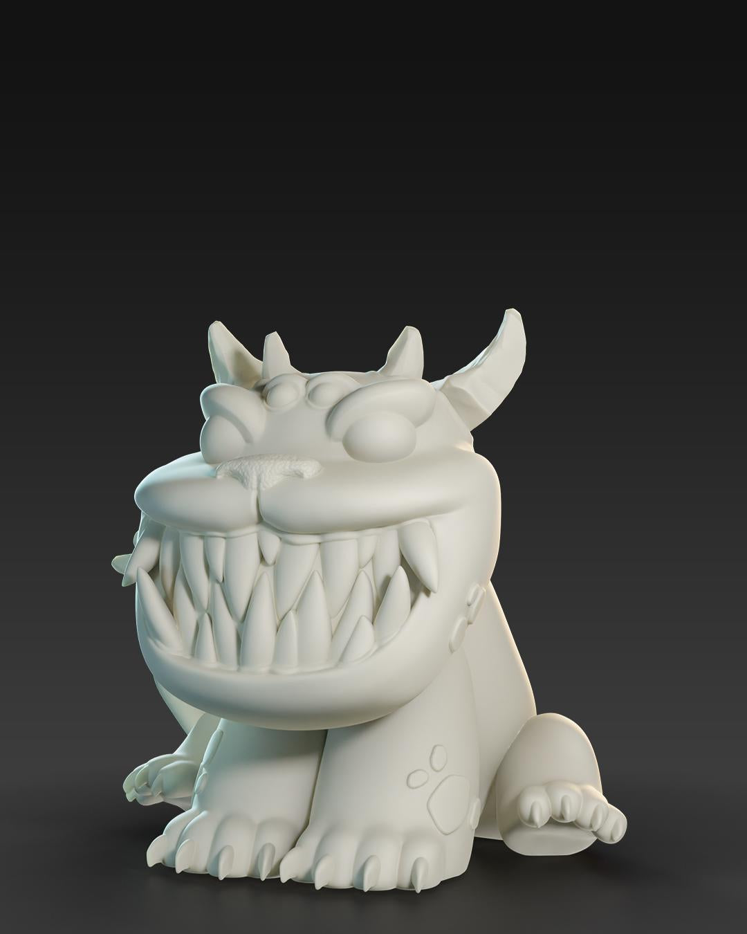 Hell Hounds - UNPAINTED 3D Resin Figure - Doreki Studio