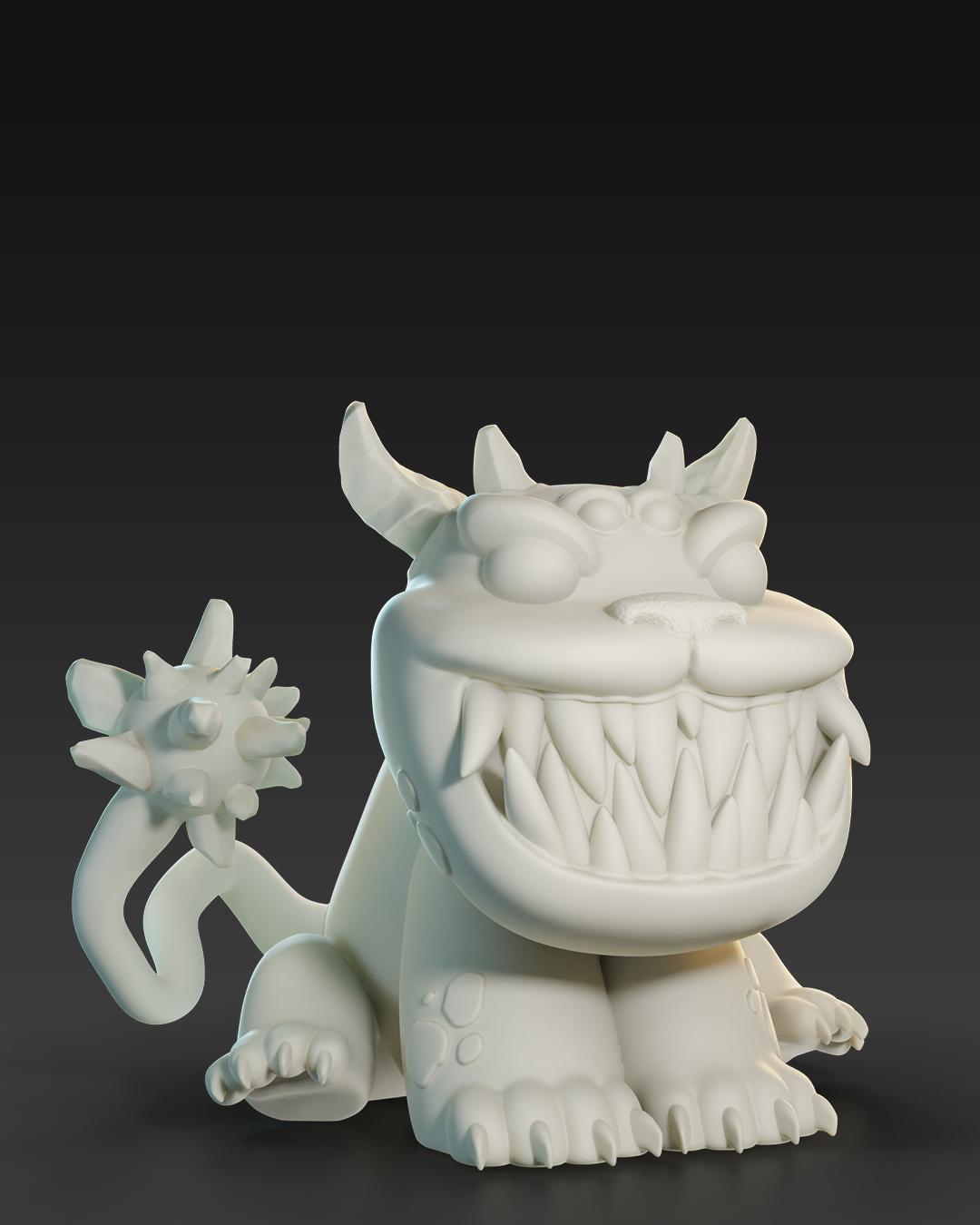 Hell Hounds - UNPAINTED 3D Resin Figure - Doreki Studio