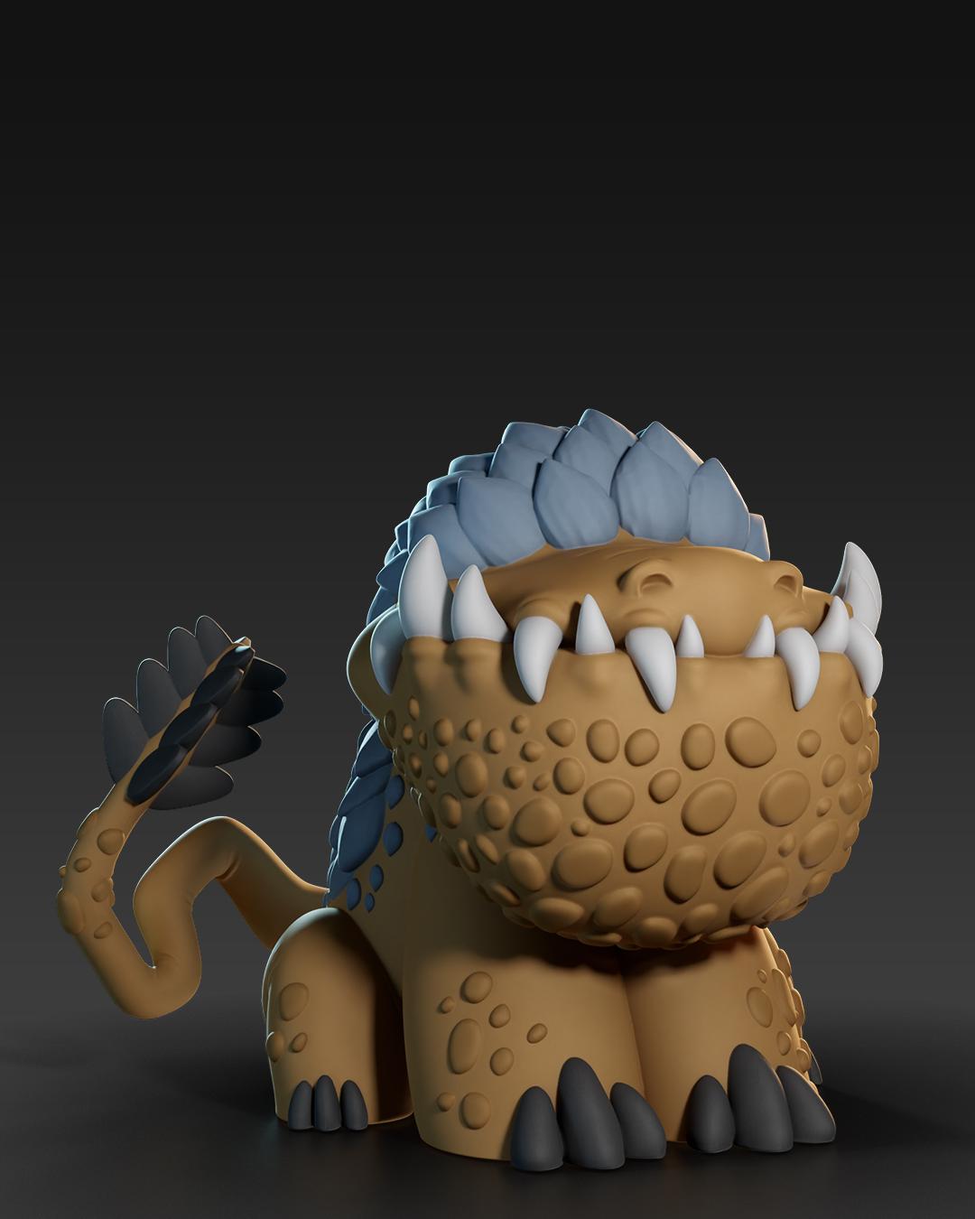Hell Hounds - UNPAINTED 3D Resin Figure - Doreki Studio