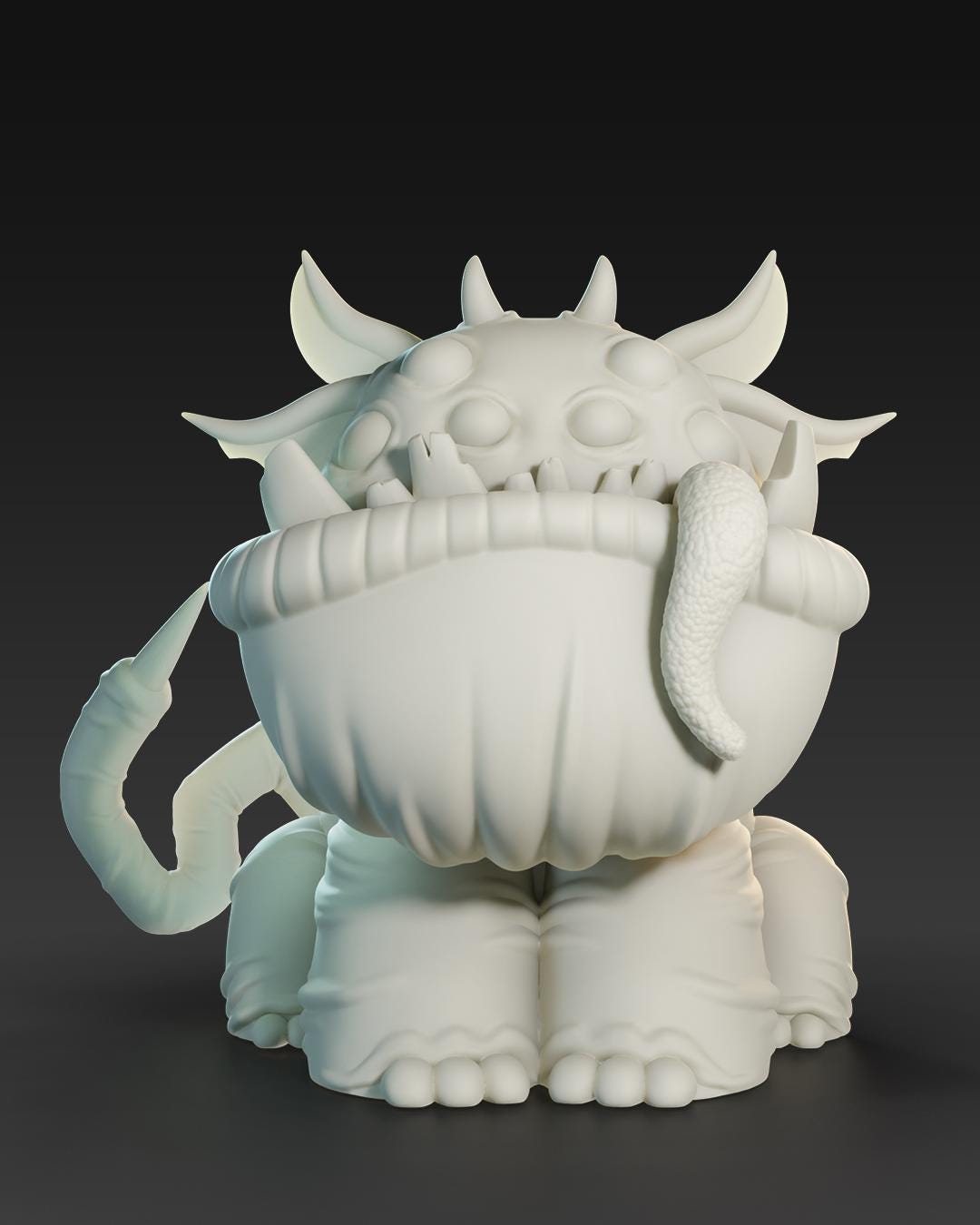 Hell Hounds - UNPAINTED 3D Resin Figure - Doreki Studio