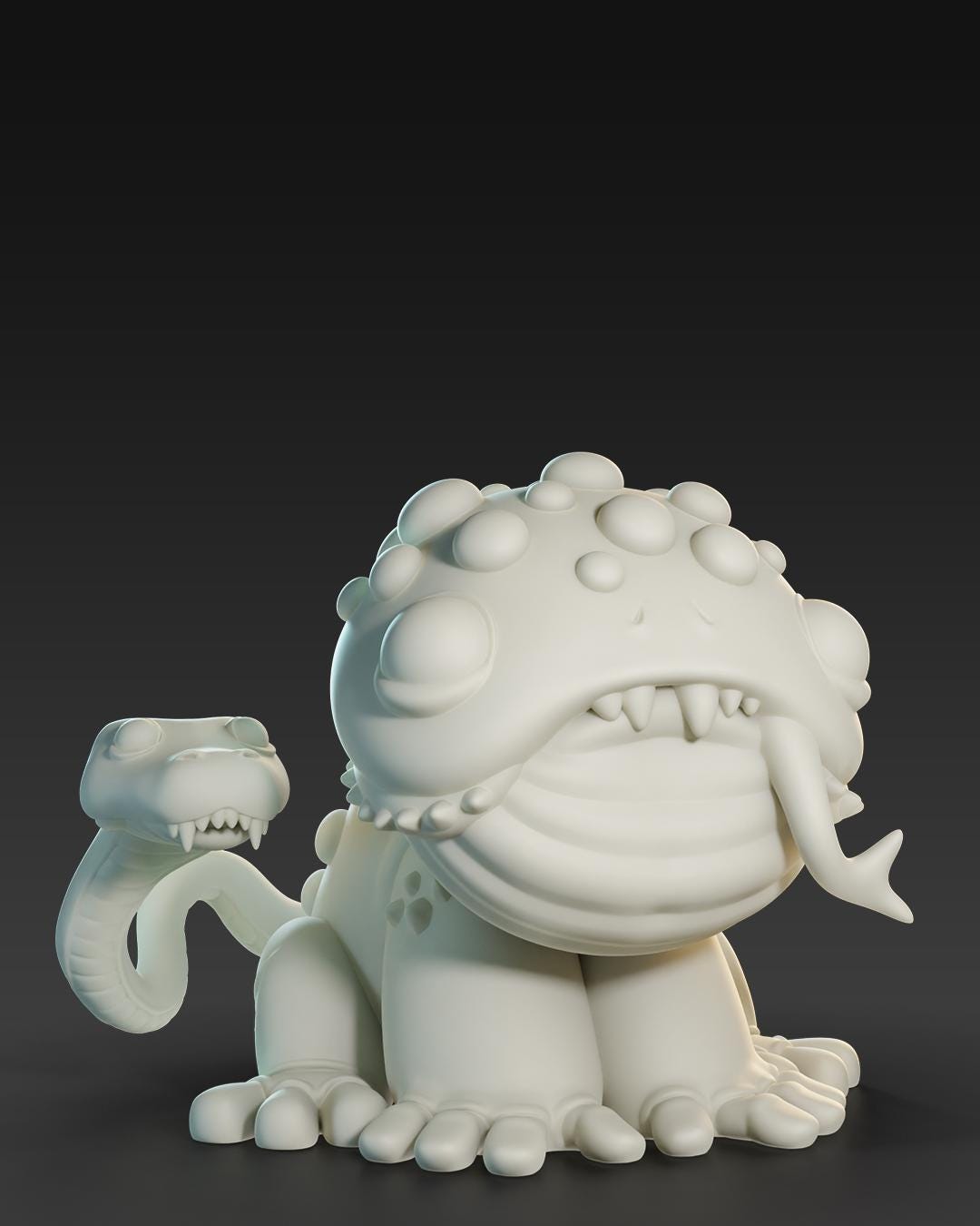 Hell Hounds - UNPAINTED 3D Resin Figure - Doreki Studio