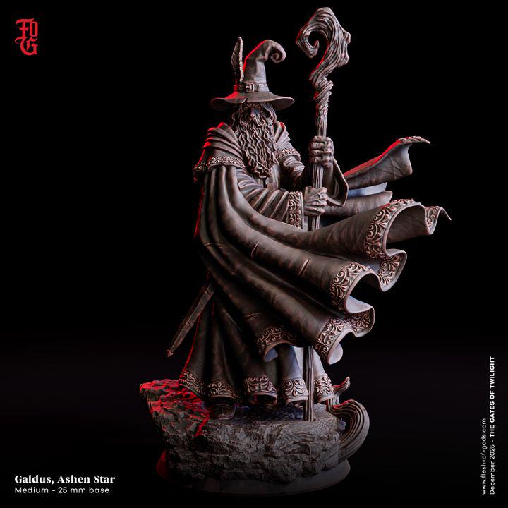 Galdus, Ashen Star - Flesh of Gods - UNPAINTED 3D Resin Figure