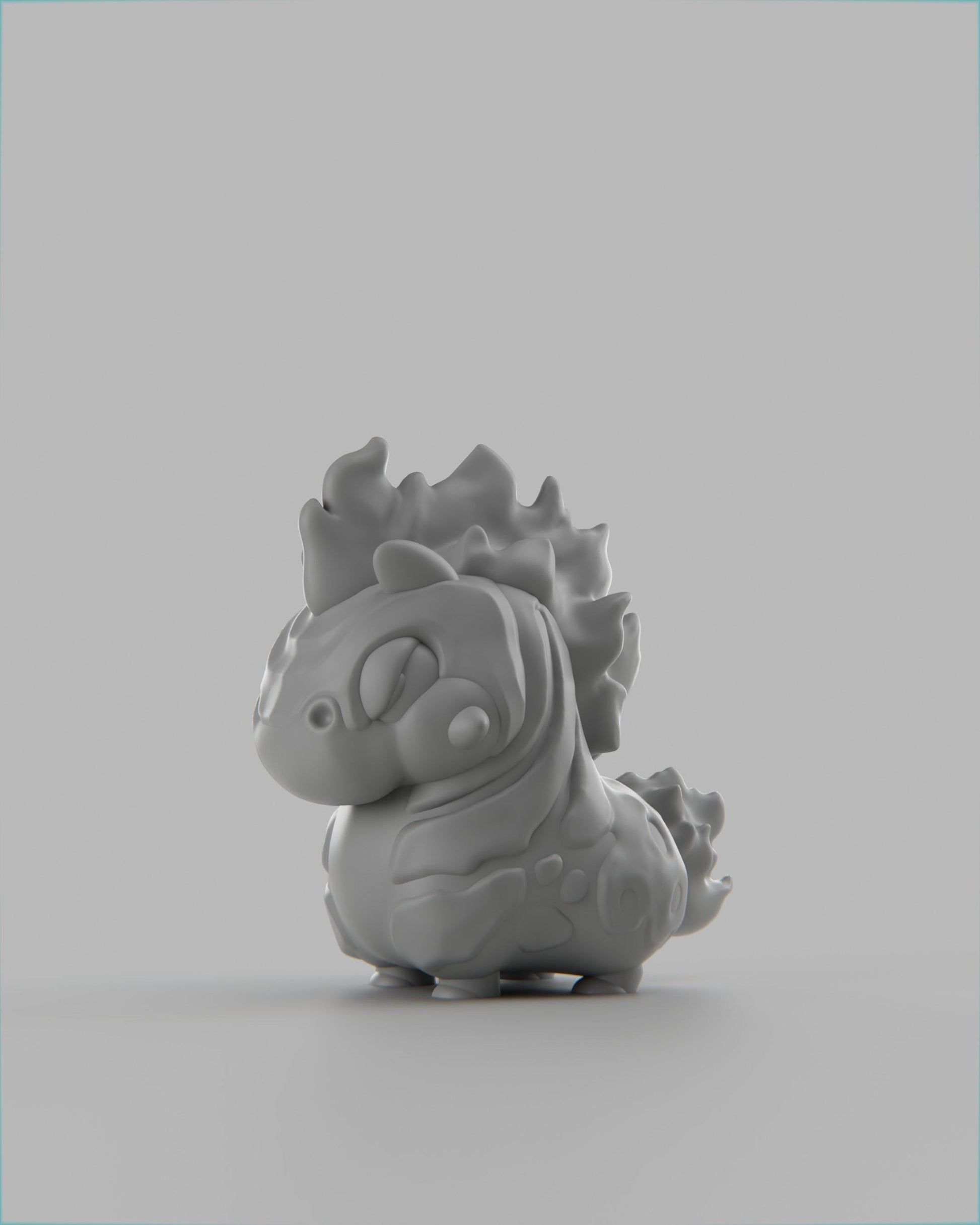 Blazii - UNPAINTED 3D Resin Figure - Grumpii Art Toy