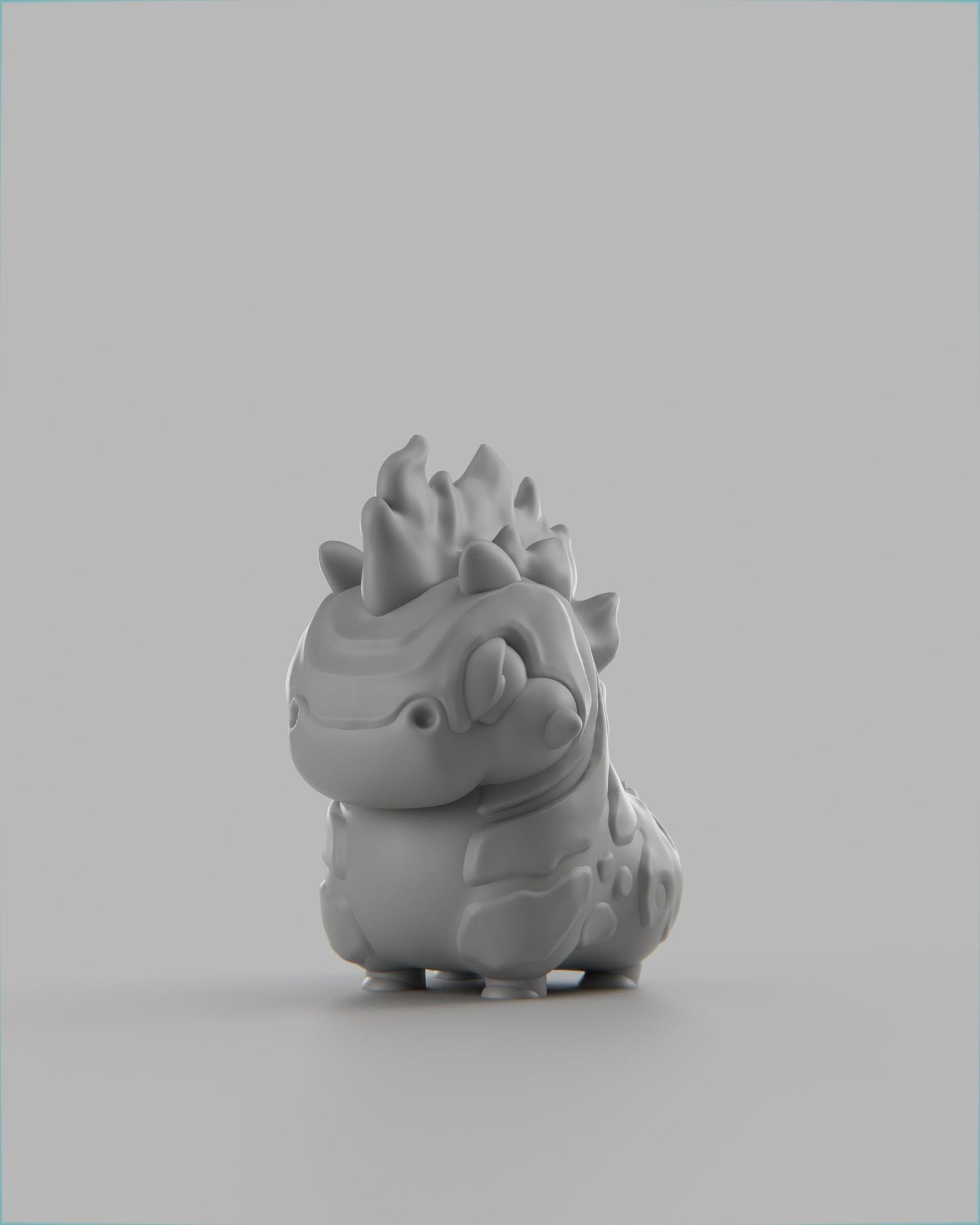 Blazii - UNPAINTED 3D Resin Figure - Grumpii Art Toy
