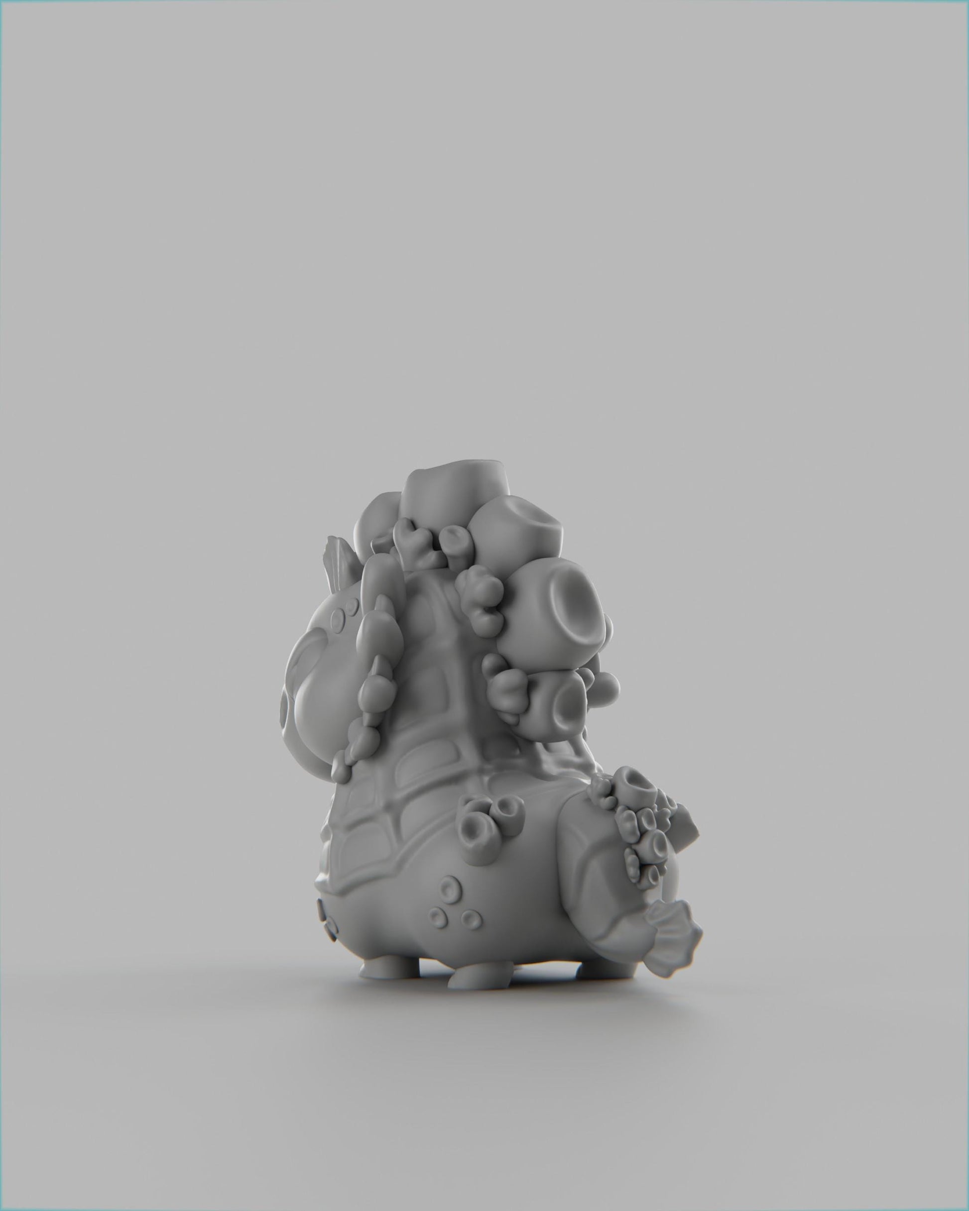 Seaponii - UNPAINTED 3D Resin Figure - Grumpii Art Toy