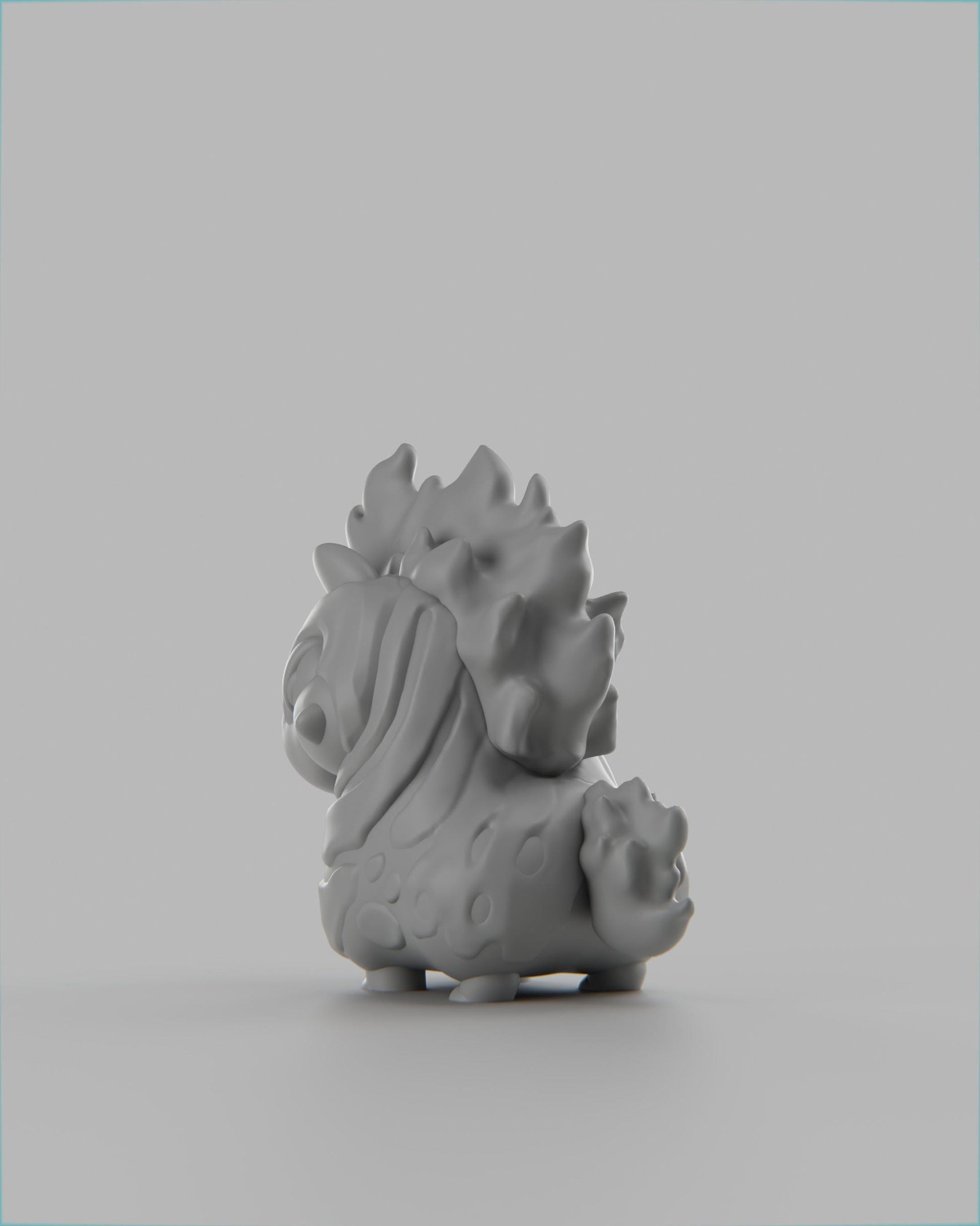 Blazii - UNPAINTED 3D Resin Figure - Grumpii Art Toy