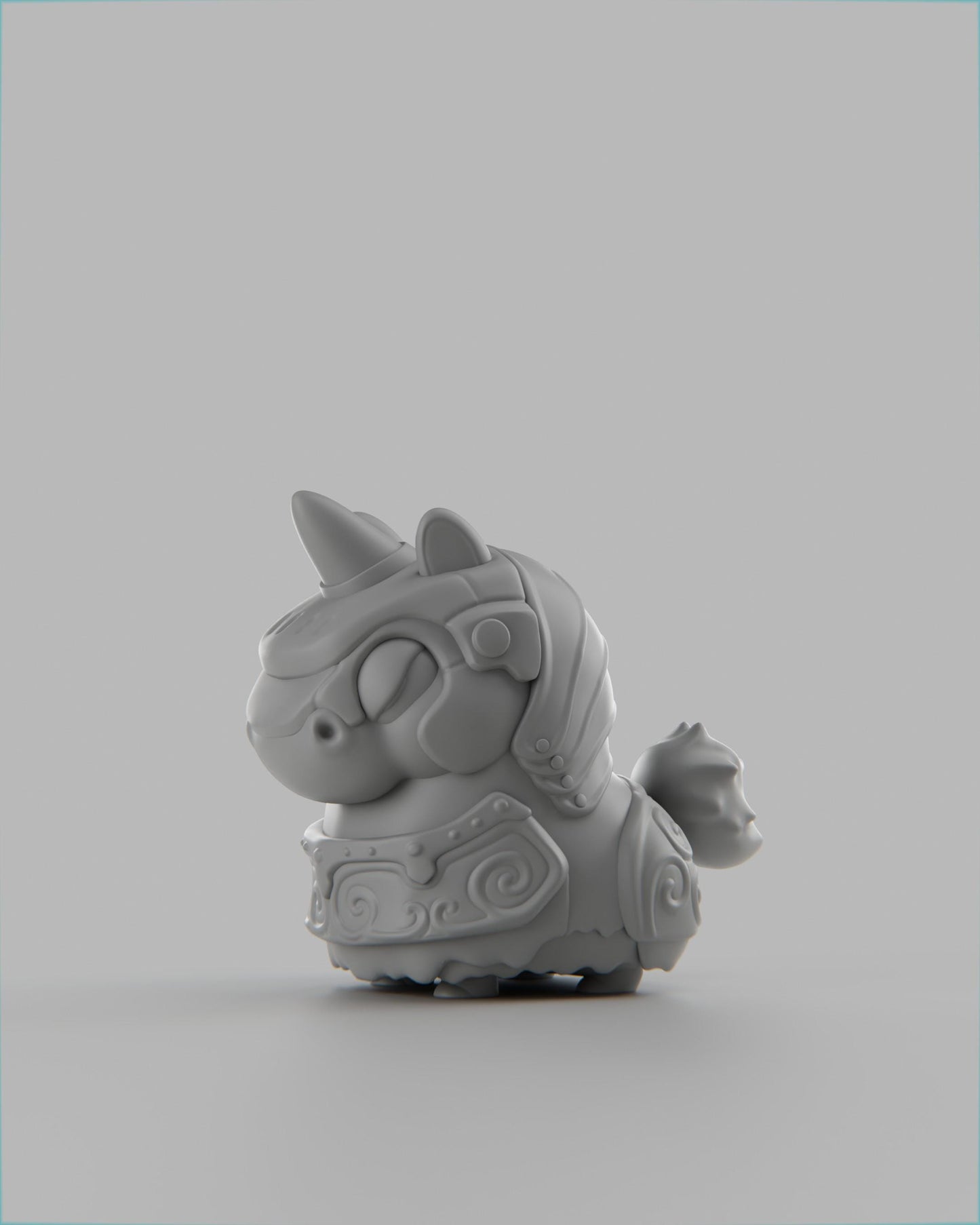 Steedii - UNPAINTED 3D Resin Figure - Grumpii Art Toy
