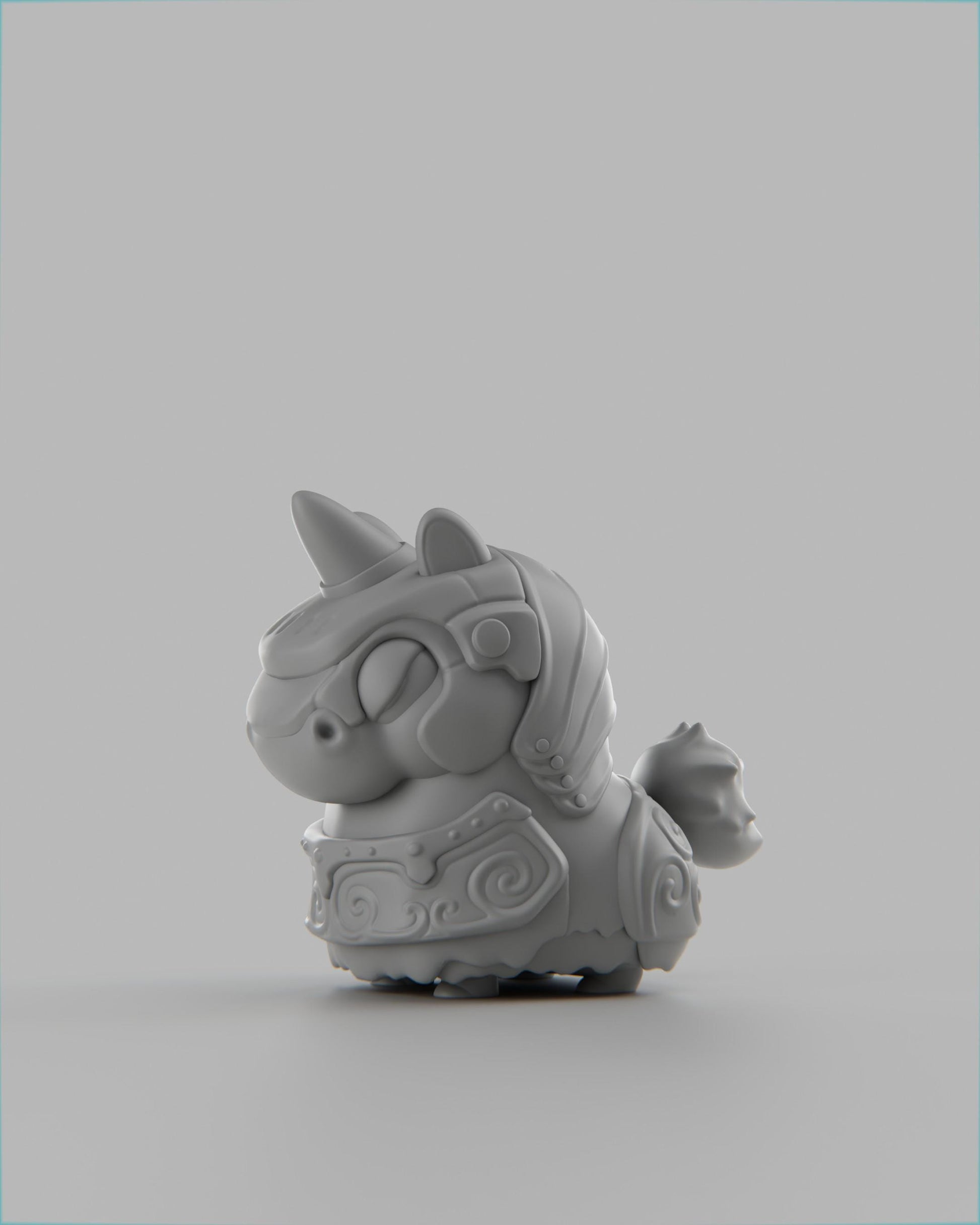 Steedii - UNPAINTED 3D Resin Figure - Grumpii Art Toy
