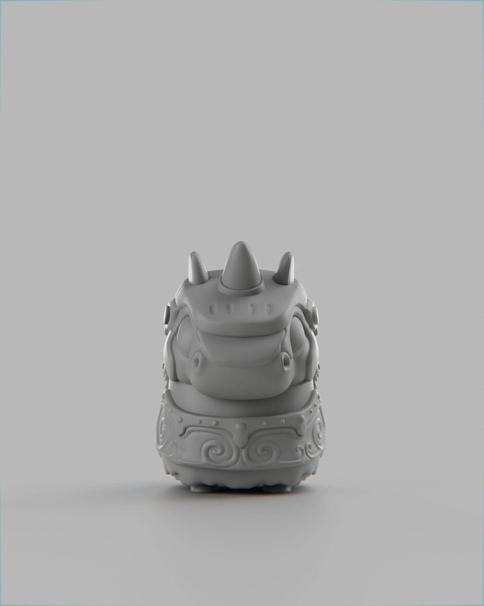 Steedii - UNPAINTED 3D Resin Figure - Grumpii Art Toy