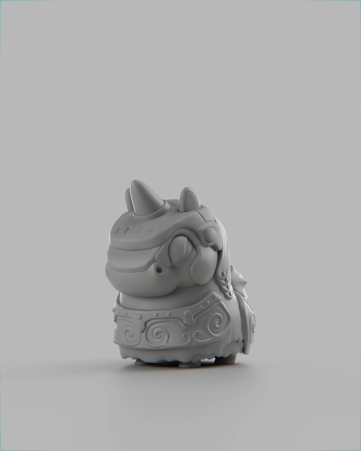 Steedii - UNPAINTED 3D Resin Figure - Grumpii Art Toy