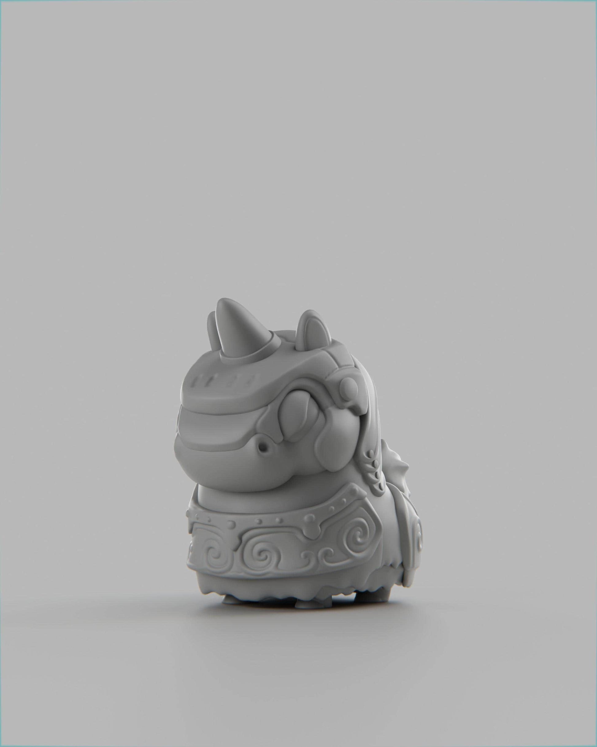 Steedii - UNPAINTED 3D Resin Figure - Grumpii Art Toy
