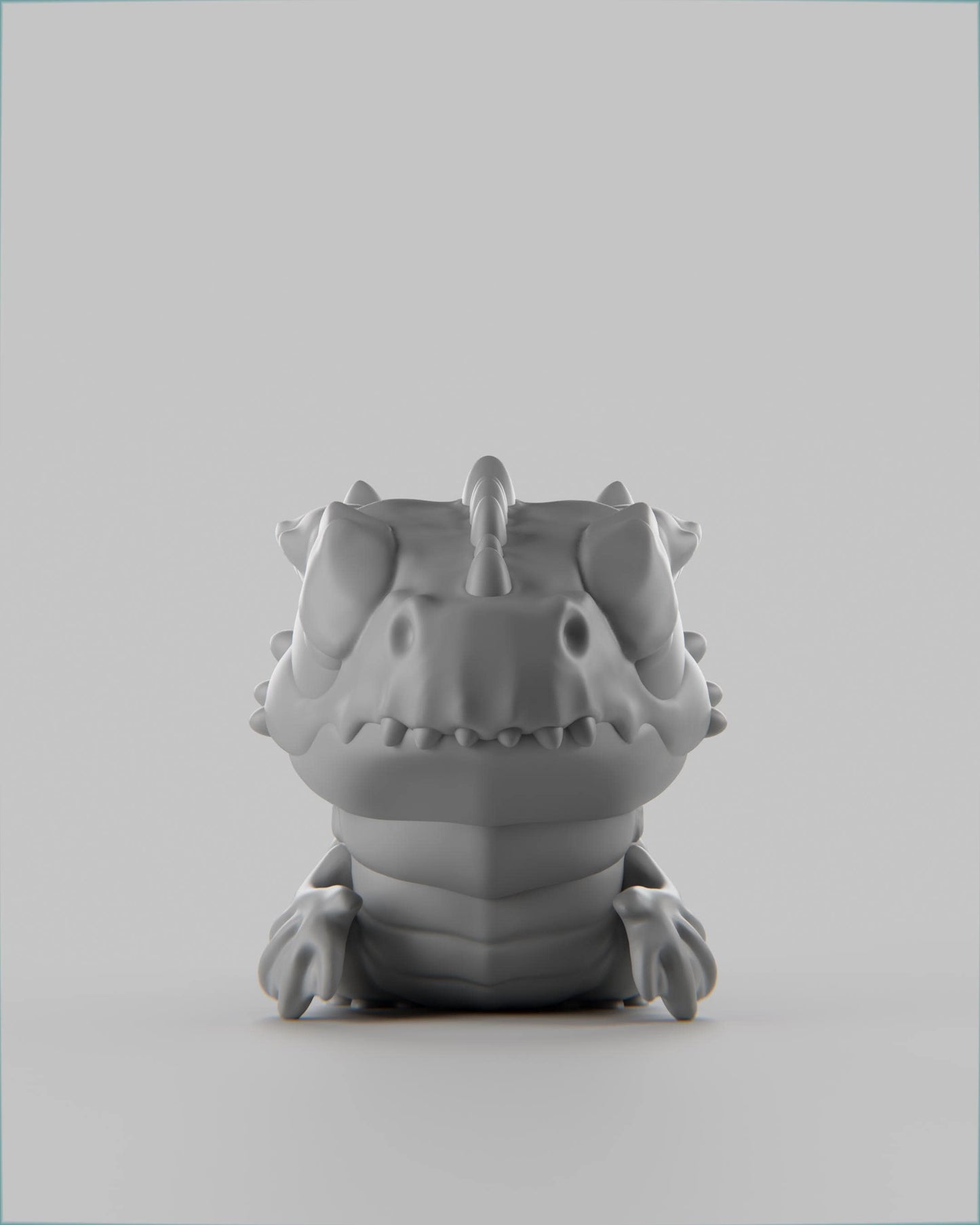 Barkgon - UNPAINTED 3D Resin Figure - Grumpii Art Toy