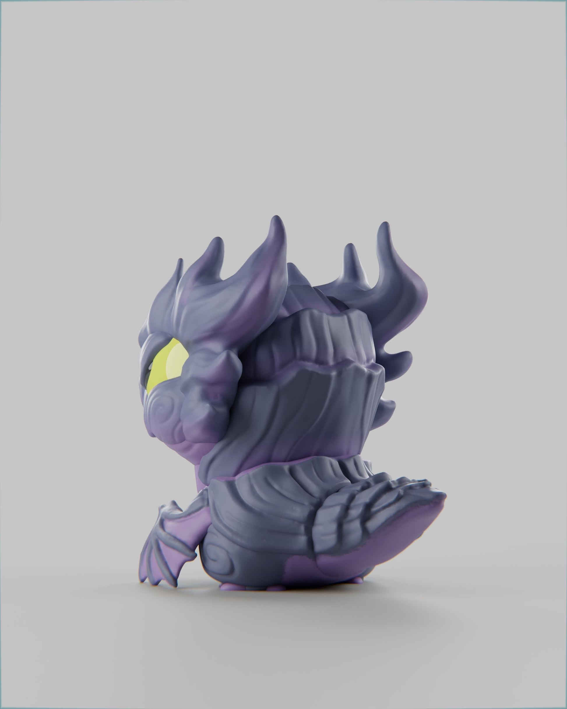 Barkgon - UNPAINTED 3D Resin Figure - Grumpii Art Toy