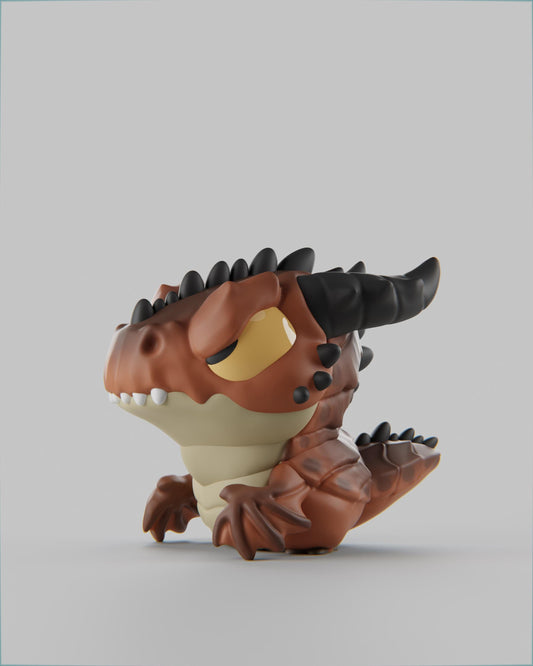 Ignii - UNPAINTED 3D Resin Figure - Grumpii Art Toy