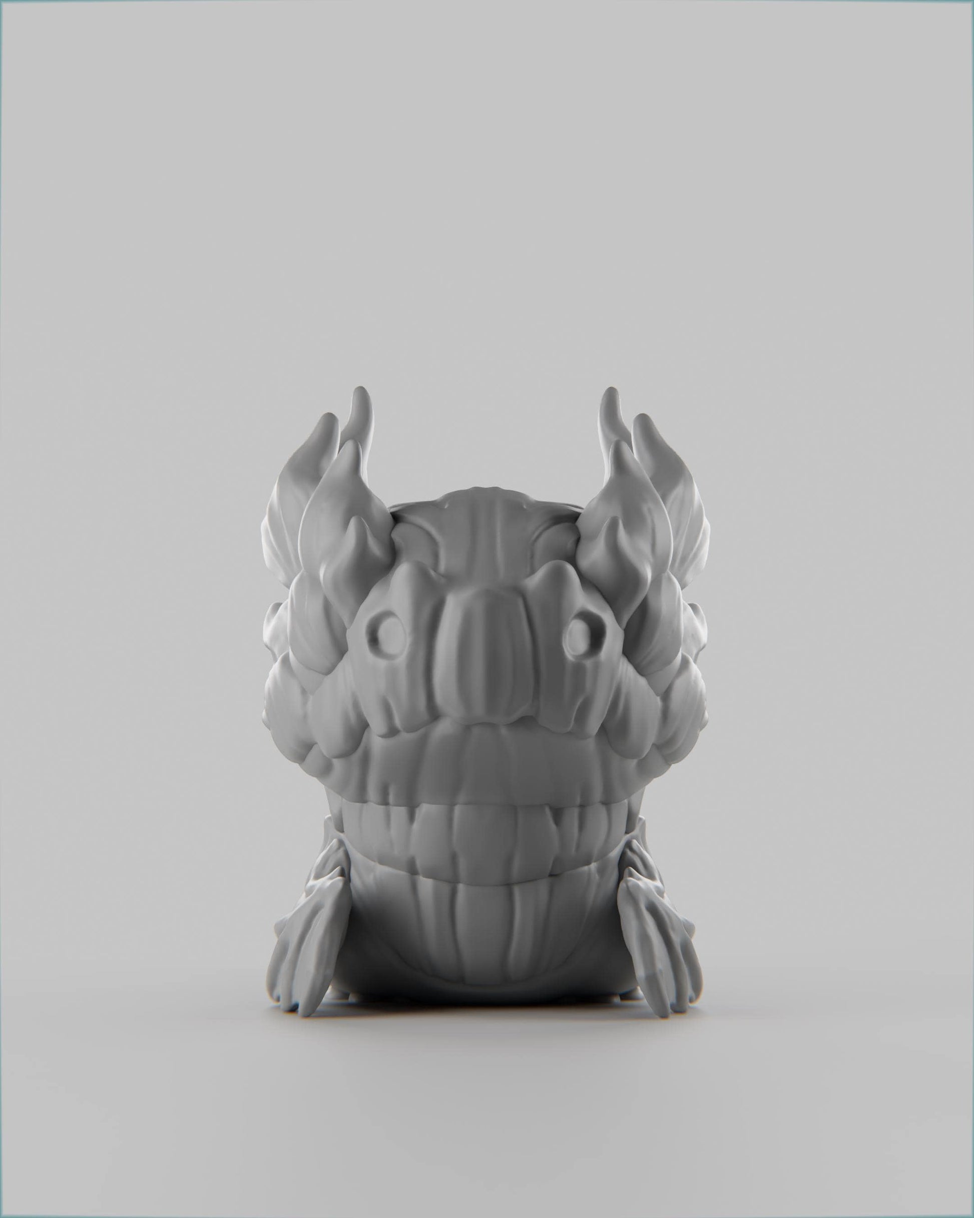 Ignii - UNPAINTED 3D Resin Figure - Grumpii Art Toy