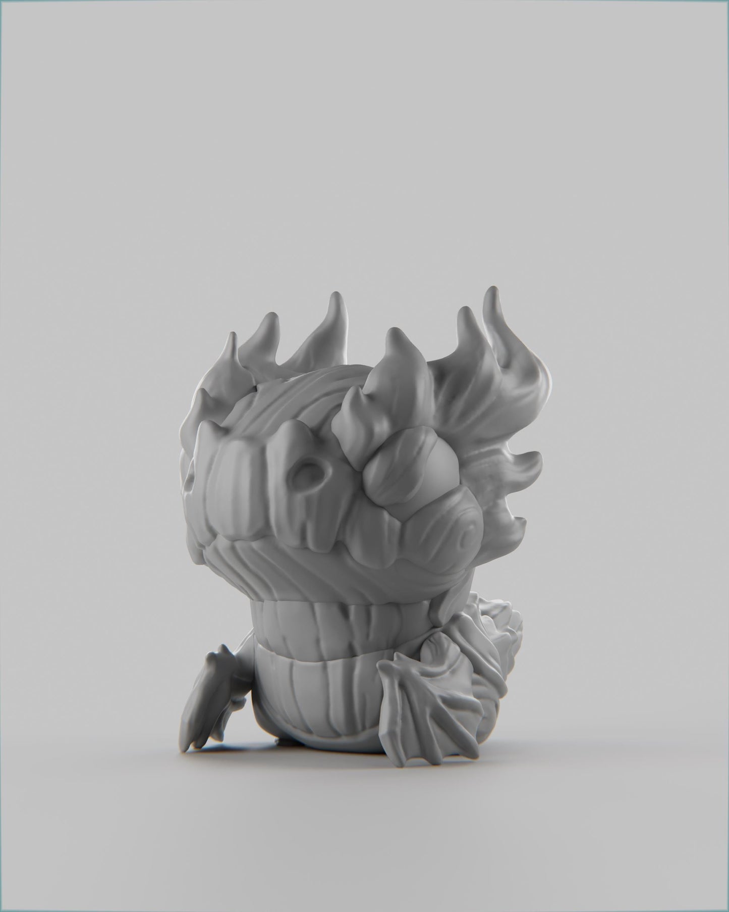 Ignii - UNPAINTED 3D Resin Figure - Grumpii Art Toy