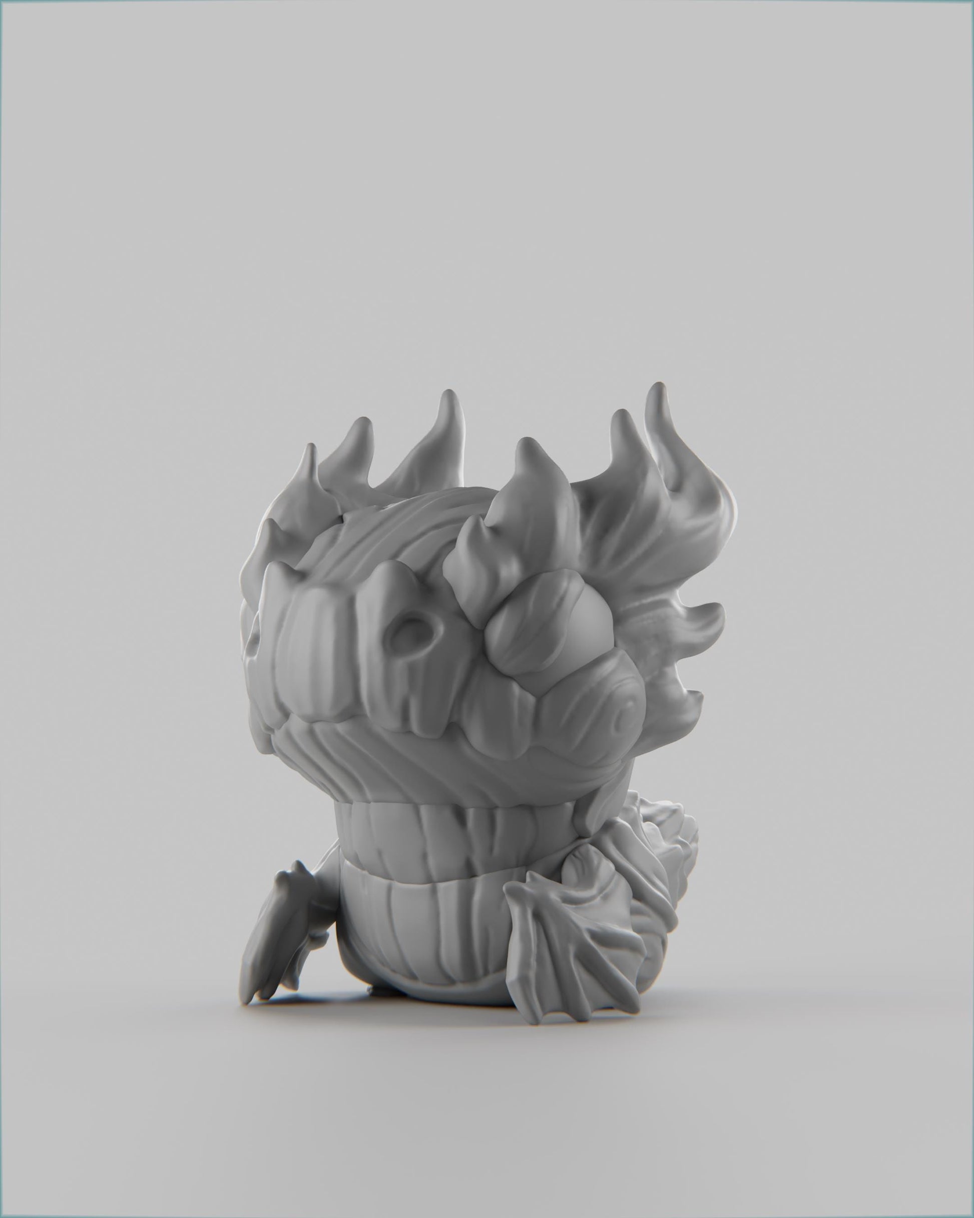 Ignii - UNPAINTED 3D Resin Figure - Grumpii Art Toy