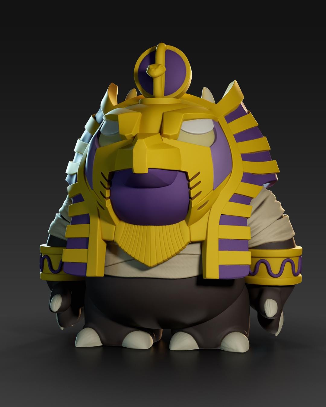 Ra Masked Ancients - Egyptians - UNPAINTED 3D Resin Figure - Doreki Studio