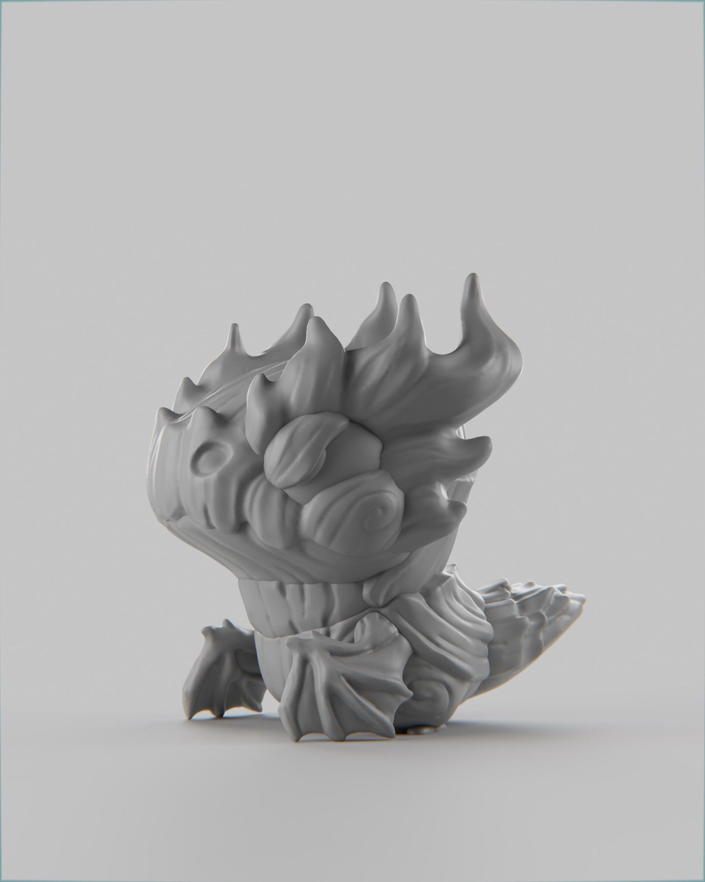Ignii - UNPAINTED 3D Resin Figure - Grumpii Art Toy