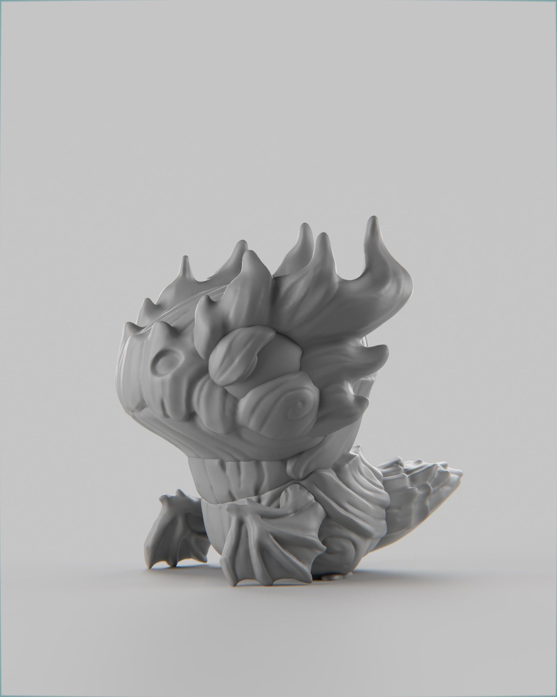 Ignii - UNPAINTED 3D Resin Figure - Grumpii Art Toy